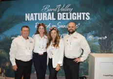 The team of Bard Valley Natural Delights has been proudly talking about the endless possibilities dates offer. From left to right are Alan Asbury, Bridgette Weber, Shayna Telesmanic, and David Baxter. 